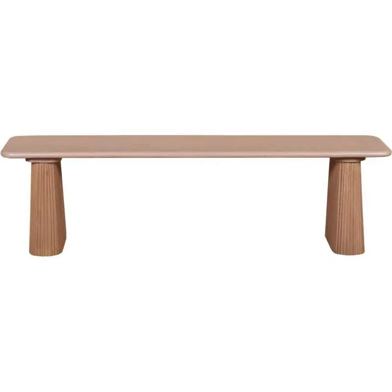 Indus Solid Wood Dining Bench - View 2