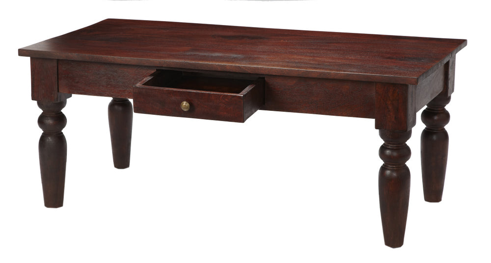 Jaipur Dark Mango Coffee Table made from solid mango wood