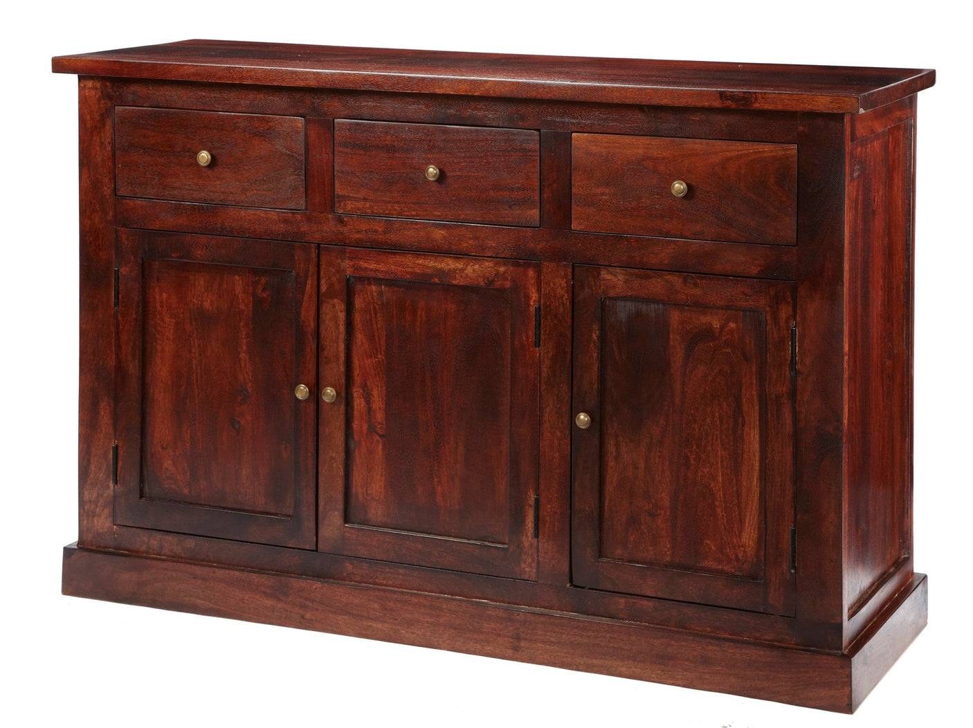 Jaipur Dark Mango Large Sideboard made from solid mango wood