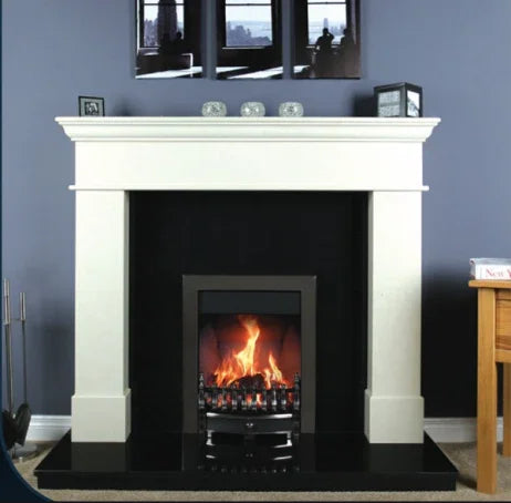 54" Kos Polished Polar White Surround