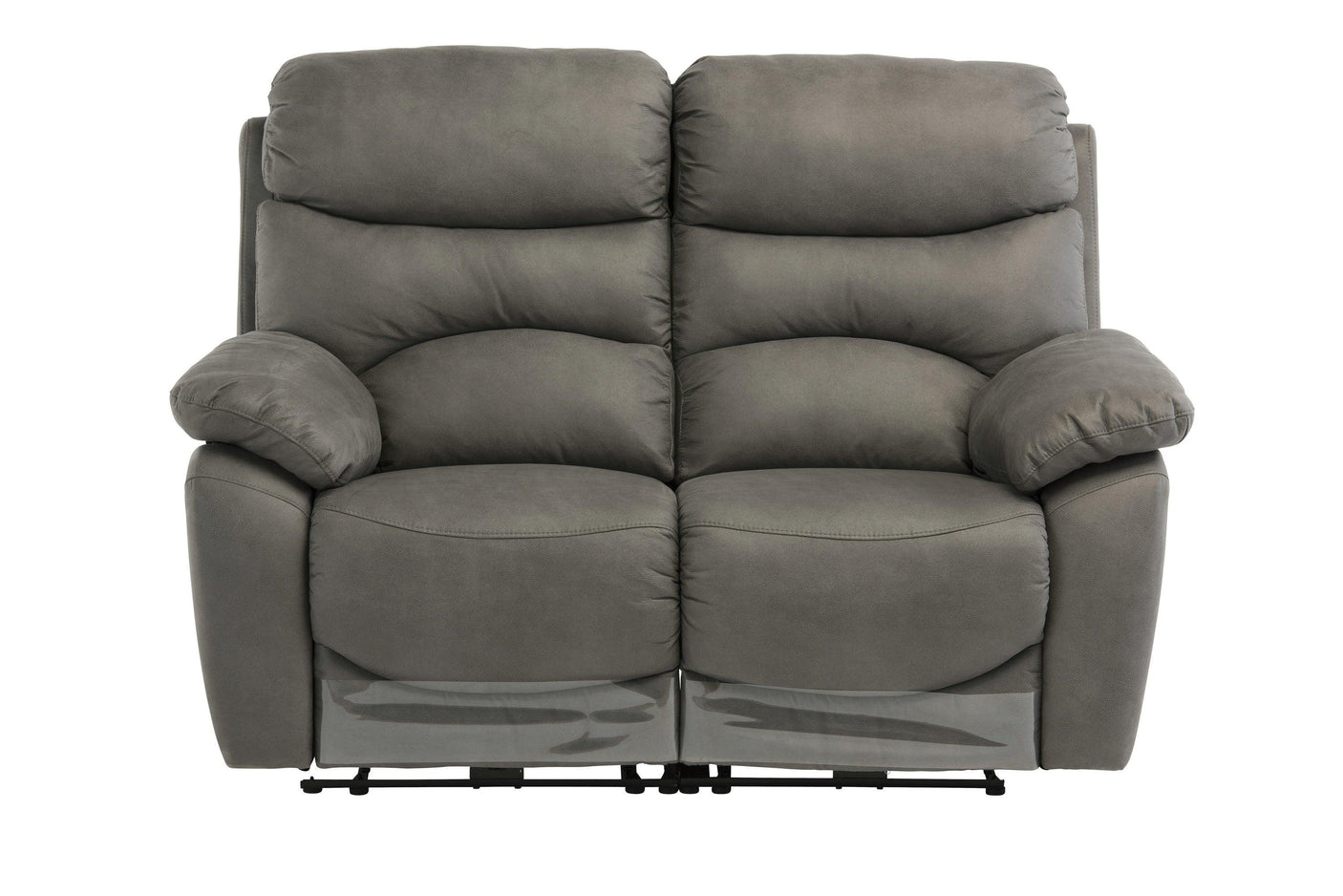 Grey 2-Seater Electric Recliner Sofa - Modern Comfort and Style