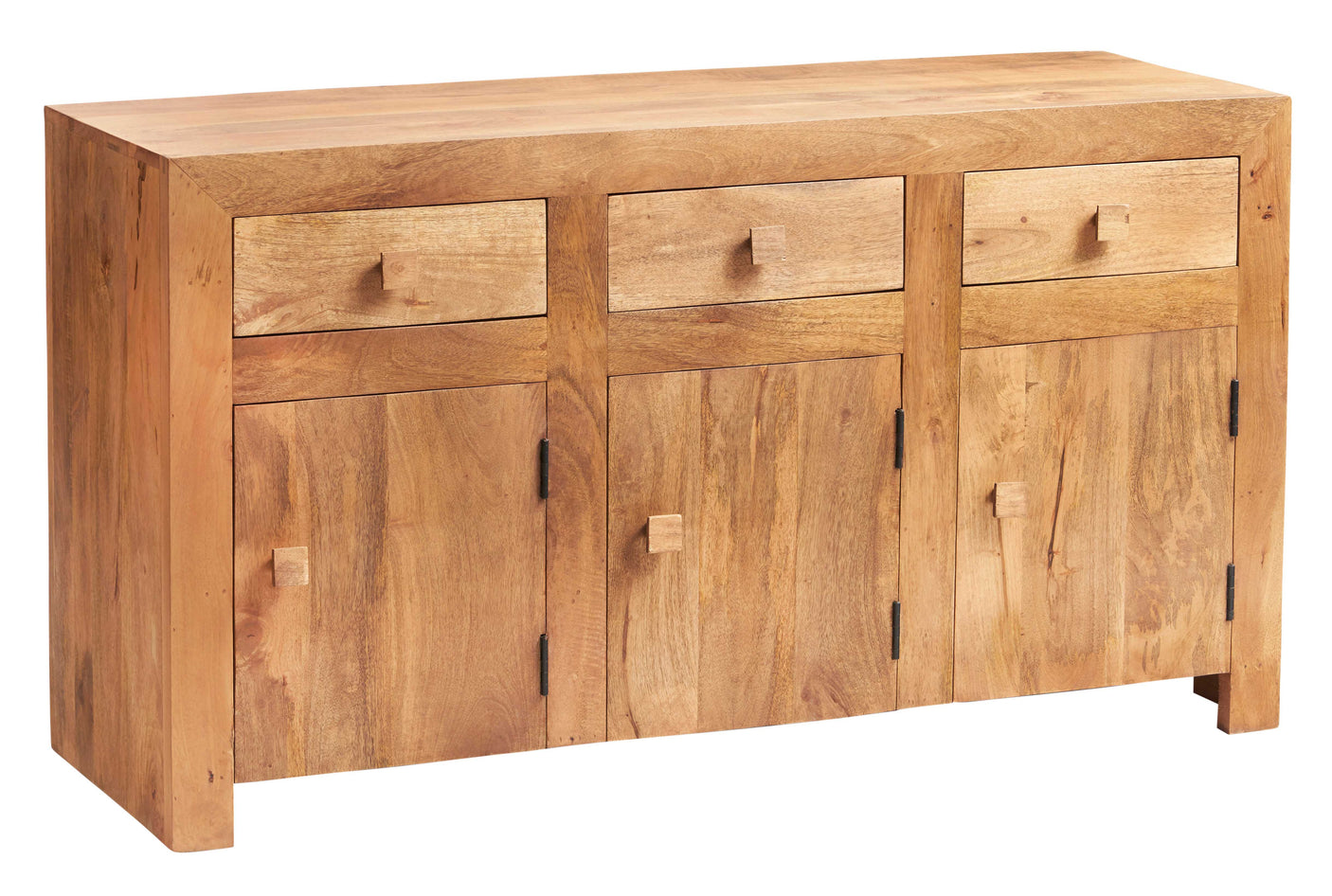 Toko Light Mango Large Sideboard made from solid mango hardwood with a matte finish