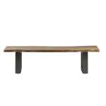 Baltic Live Edge Large Bench - View 5