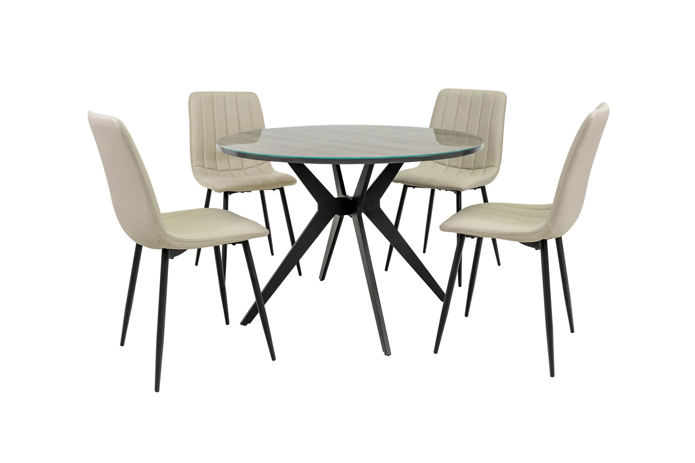 Elegant Stone Dining Chairs Set - Modern Comfort for Your Home