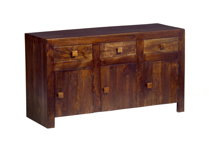 Toko Dark Mango Large Sideboard made from solid mango wood