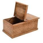 Artwork Mango Wood Coffee Table/Blanket Box - View 8