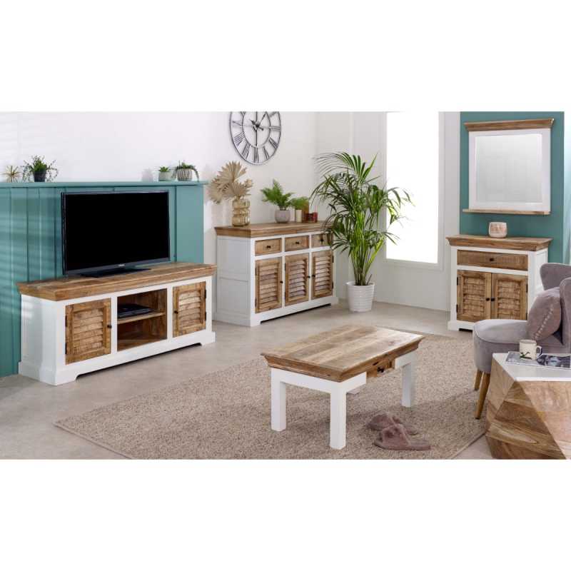 Alfie Side Table Solid Mango Wood