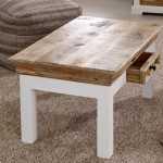 Alfie Coffee Table With Drawer Solid Mango Wood - View 5