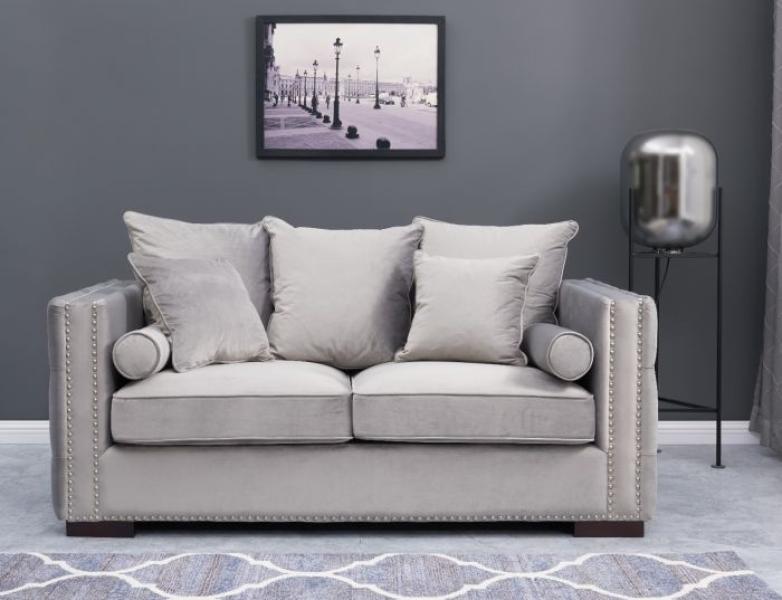 Moscow 2 Seater Sofa - Silver *Special*