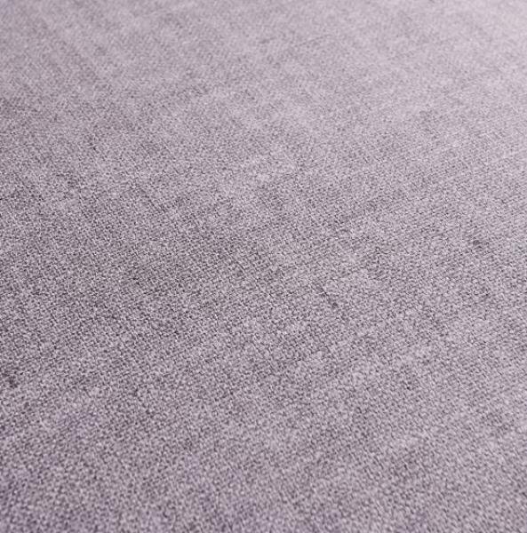 Close-up of light grey fabric upholstery texture for sofa or chair