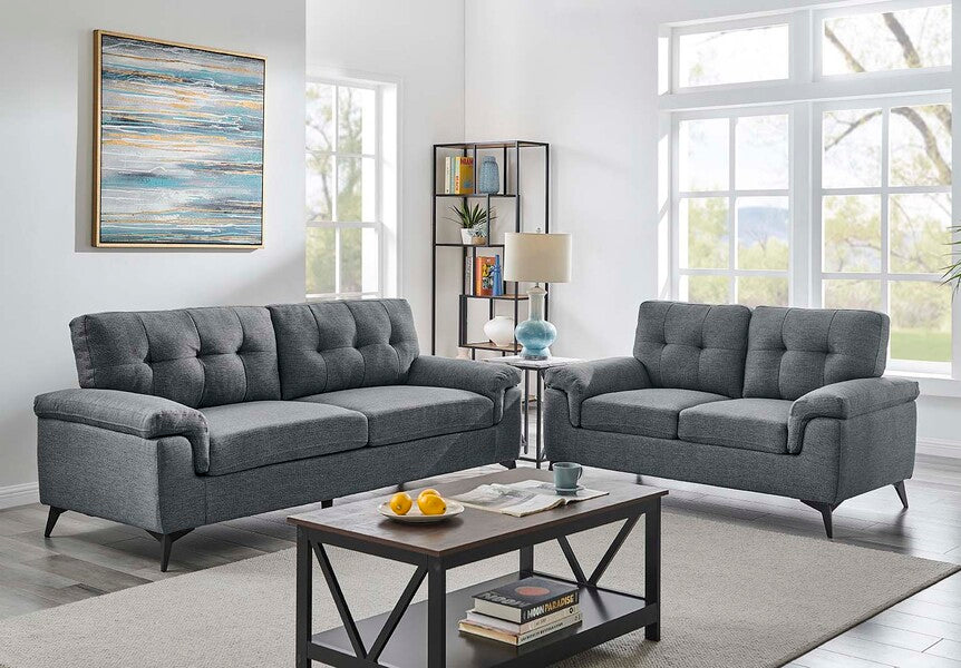 Ottawa 2 Seater Sofa - Dark Grey