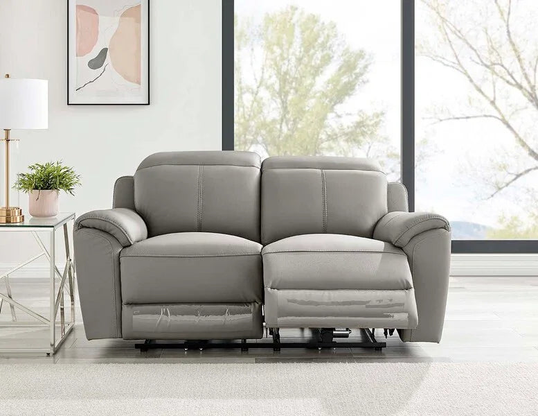 Madrid 2 Seater Electric Recliner - Charcoal