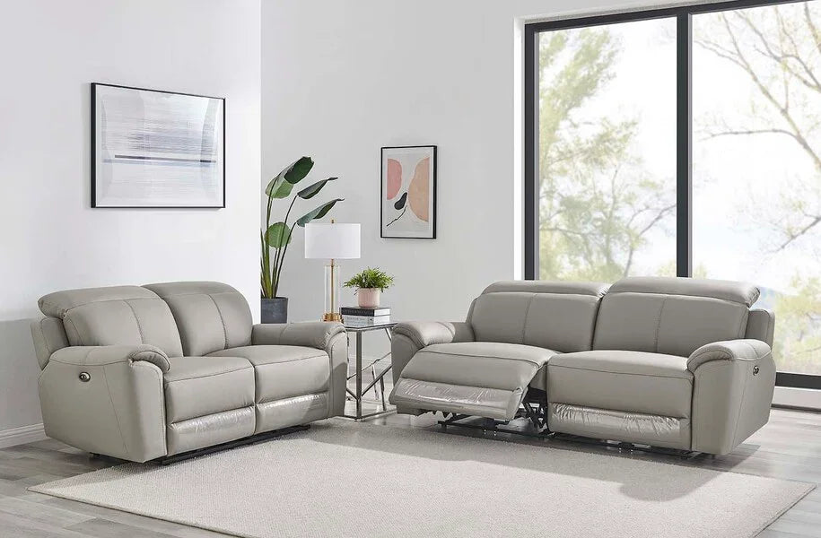 Madrid 2 Seater Electric Recliner - Charcoal