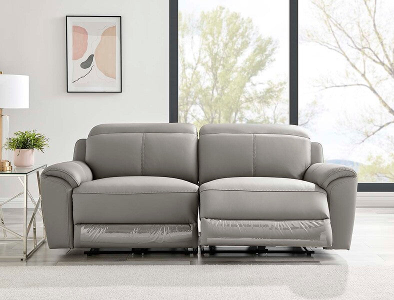 Madrid 3 Seater Electric Recliner - Charcoal