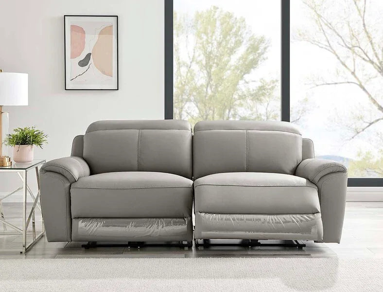 Madrid 3 Seater Electric Recliner - Charcoal