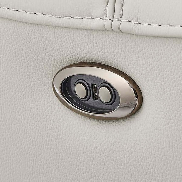 Madrid 3 Seater Electric Recliner - Light Grey