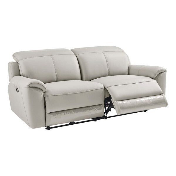Madrid 3 Seater Electric Recliner - Light Grey