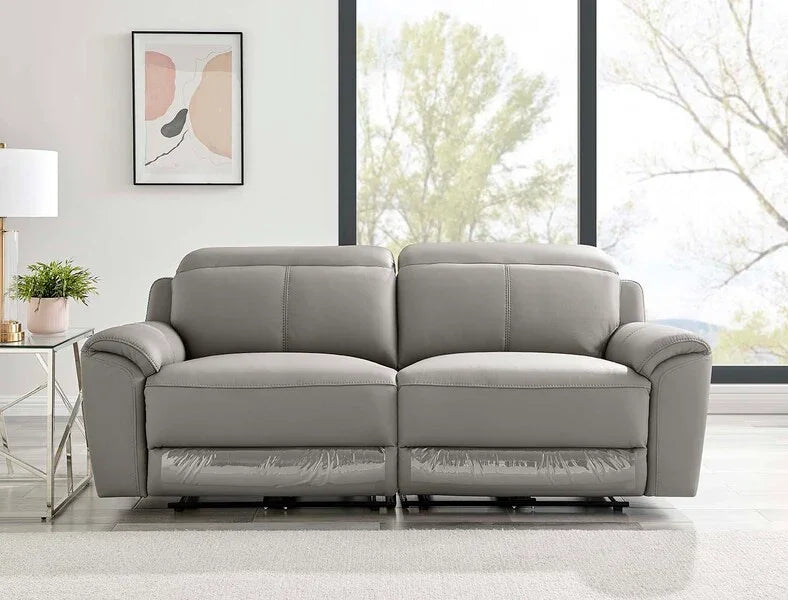 Madrid 3 Seater Electric Recliner - Charcoal