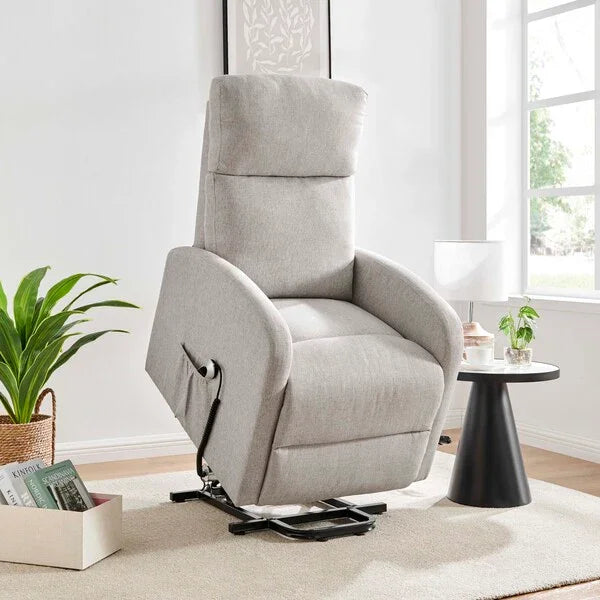 Barker Lift & Tilt Recliner Chair (Dual Motor) - Cream