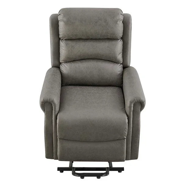 Willis Dual Motor Lift & Tilt Recliner Chair-Antique Grey Rub Off