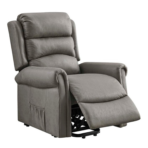 Willis Dual Motor Lift & Tilt Recliner Chair-Antique Grey Rub Off