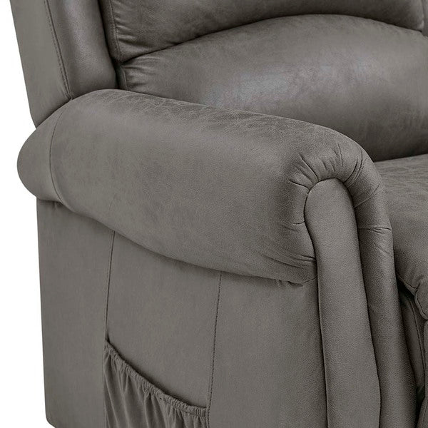 Willis Dual Motor Lift & Tilt Recliner Chair-Antique Grey Rub Off