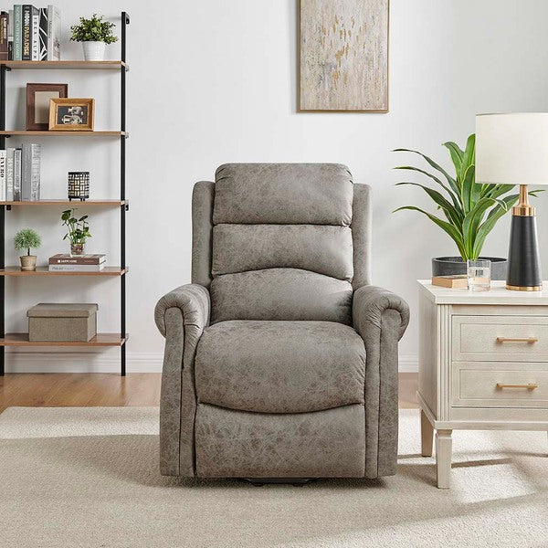 Willis Dual Motor Lift & Tilt Recliner Chair-Truffle Rub Off
