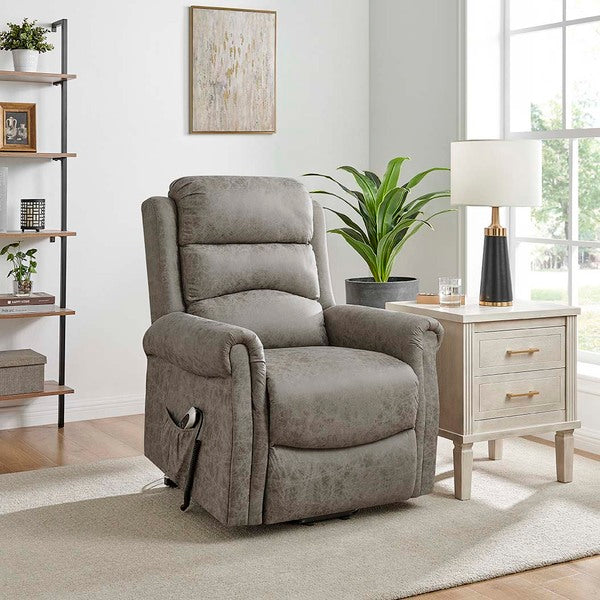 Willis Dual Motor Lift & Tilt Recliner Chair-Truffle Rub Off