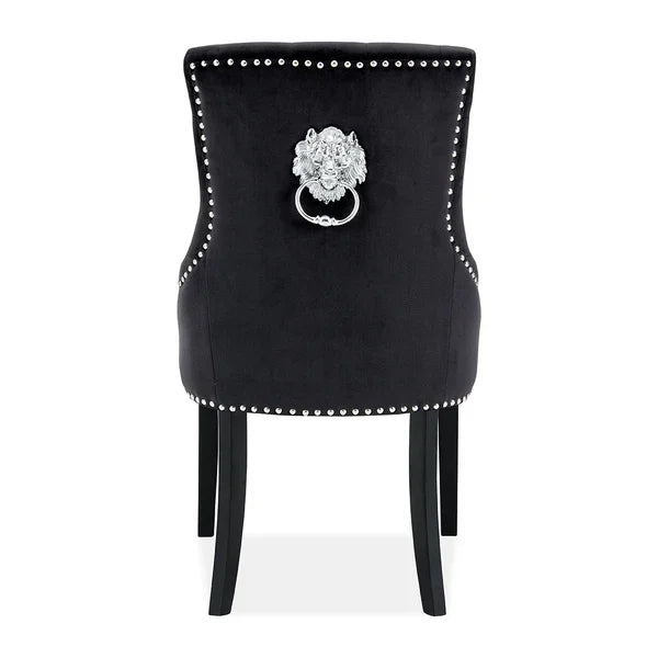 Lion Dining Chair Black