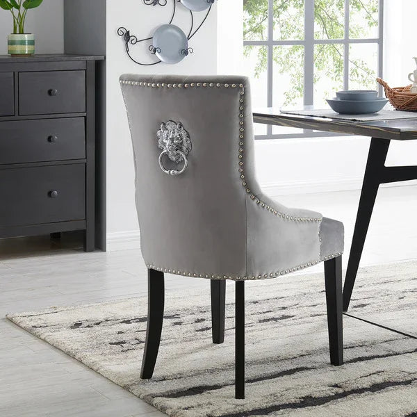 Lion Dining Chair Silver