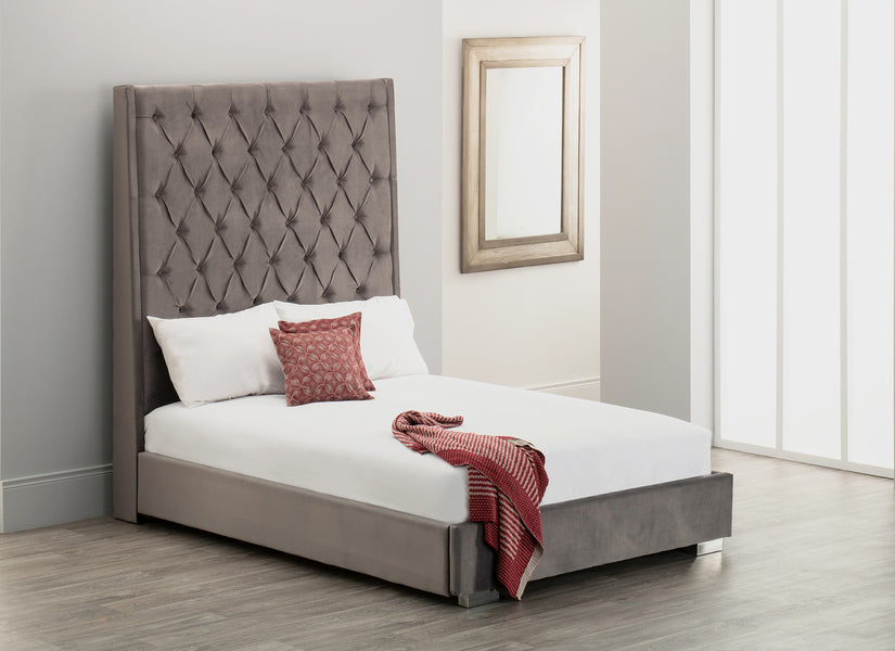 Nevada Bed - Super King - Grey *special*