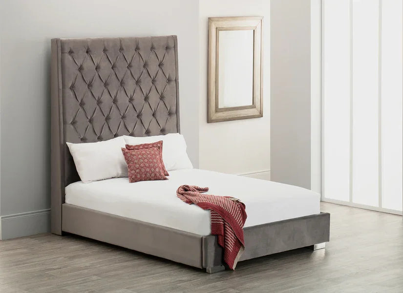 Nevada Bed - Super King - Grey *special*