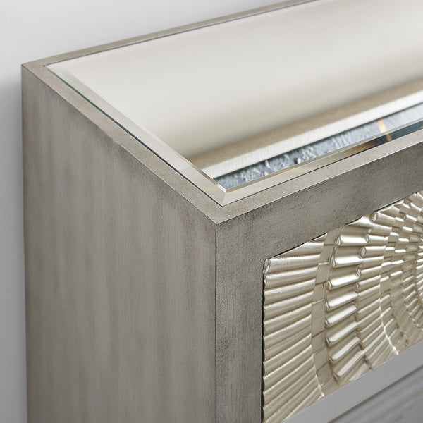 Frenso Console Table-Silver
