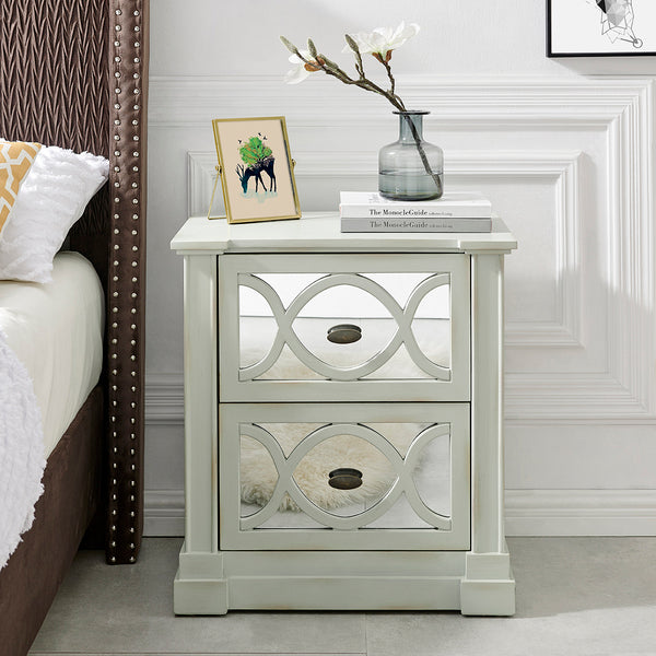 Modena 2 Drawer End Table