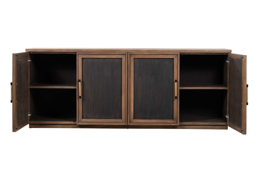 Elliot 4 Door Sideboard - American Oak Wash