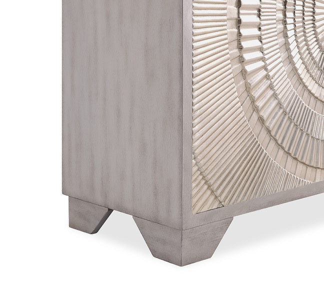 Frenso 2 Door Sideboard Silver