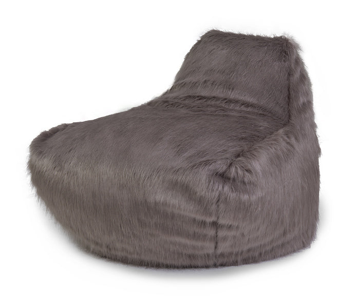 Faux Sheepskin Bean Bag-Grey *special* (Minimum Order: 2)