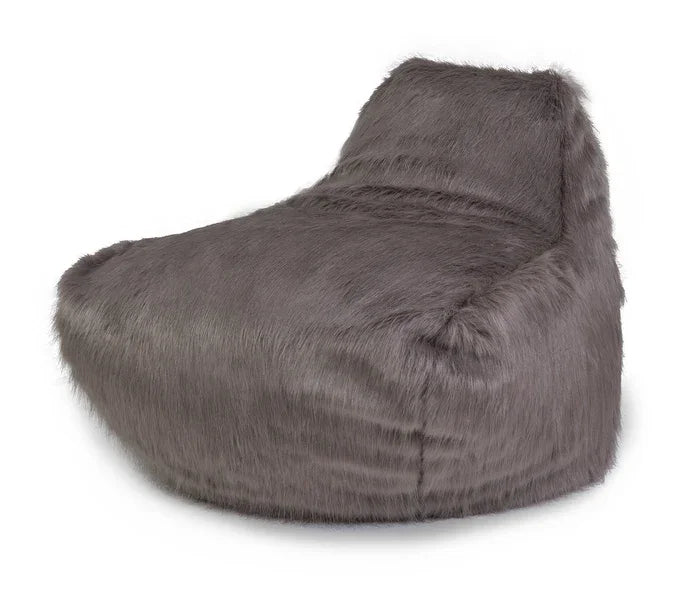 Faux Sheepskin Bean Bag-Grey *special* (Minimum Order: 2)
