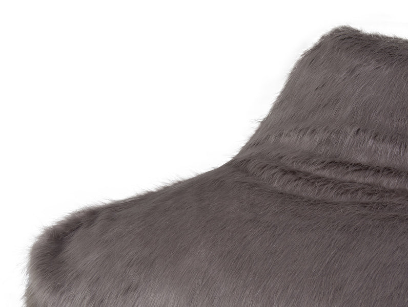 Faux Sheepskin Bean Bag-Grey *special* (Minimum Order: 2)
