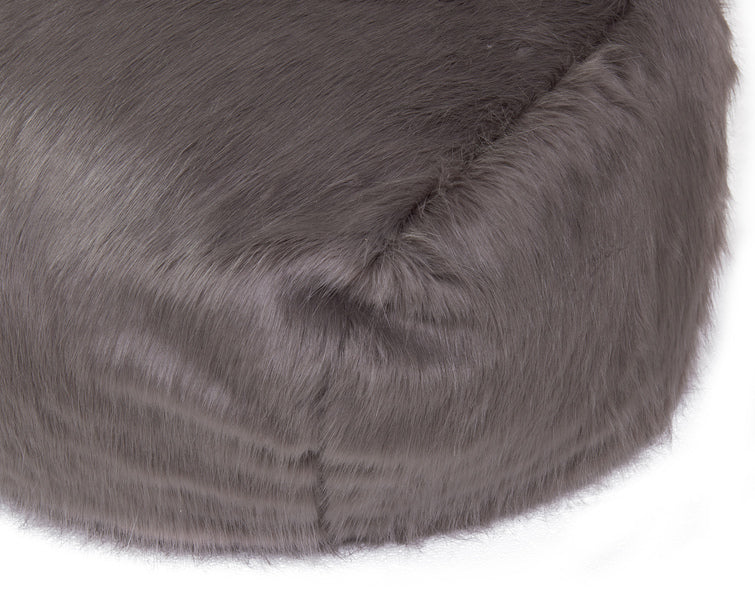 Faux Sheepskin Bean Bag-Grey *special* (Minimum Order: 2)