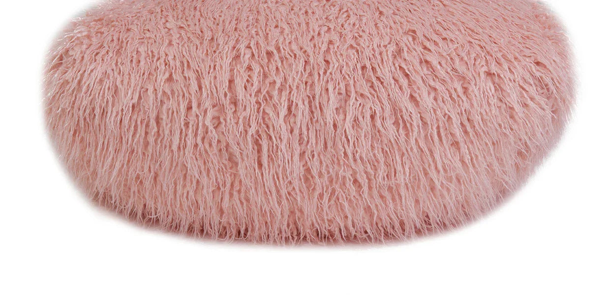 Faux Sheepskin Bean Bag-Pink *special* (Minimum Order: 2)