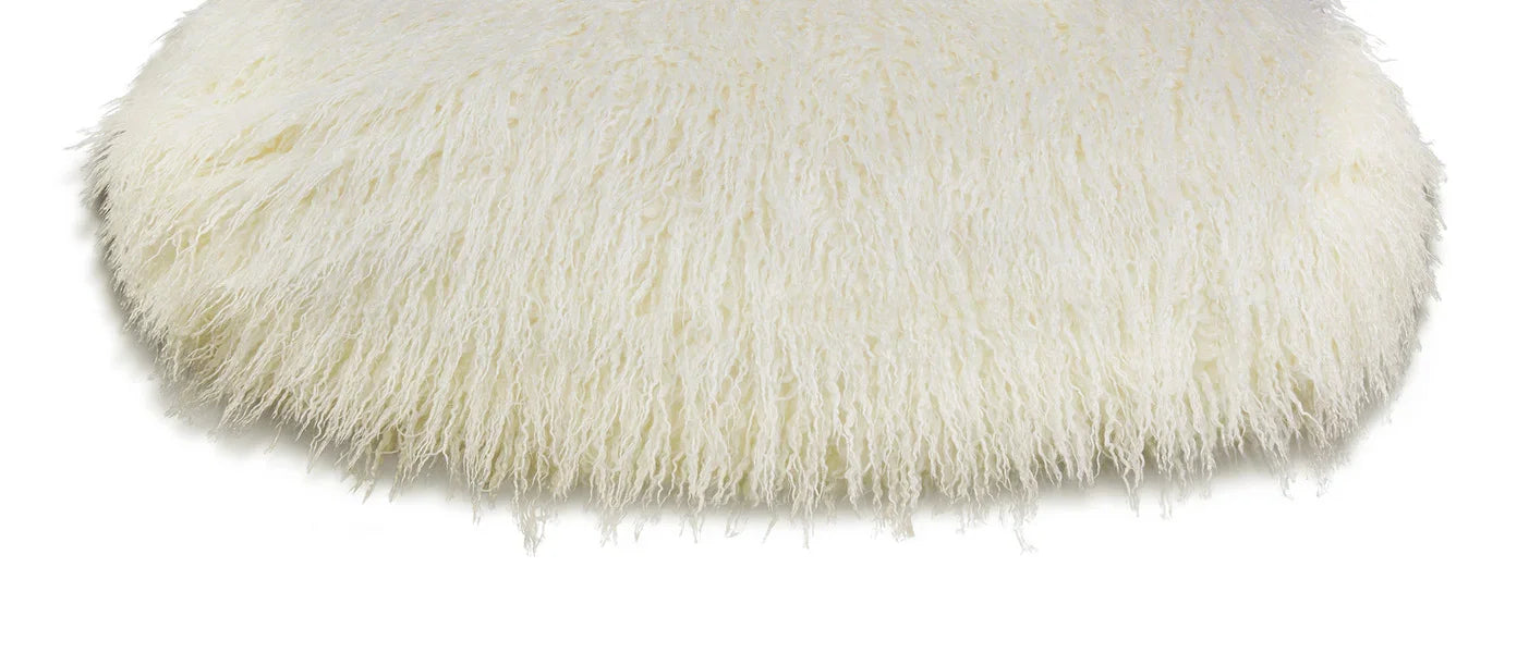 Faux Sheepskin Bean Bag-White *special* (Minimum Order: 2)