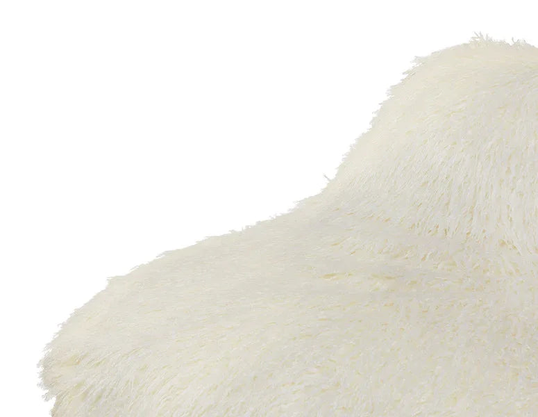 Faux Sheepskin Bean Bag-White *special* (Minimum Order: 2)
