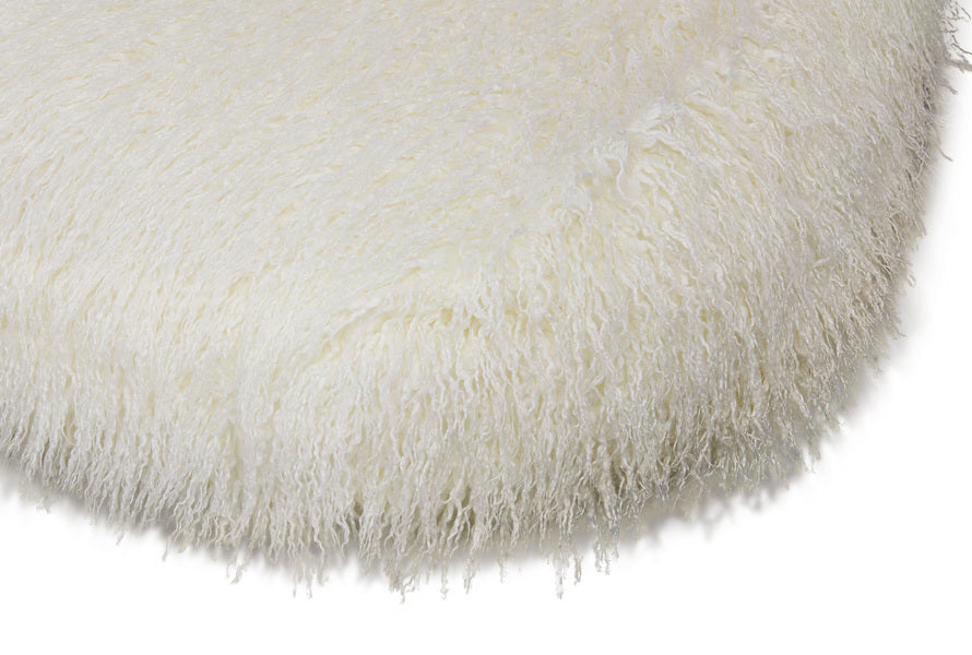 Faux Sheepskin Bean Bag-White *special* (Minimum Order: 2)