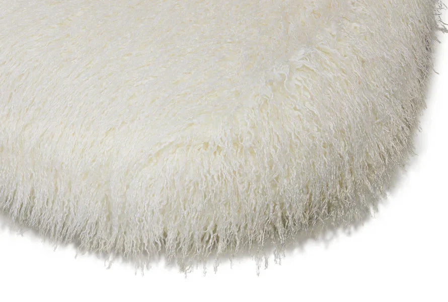 Faux Sheepskin Bean Bag-White *special* (Minimum Order: 2)