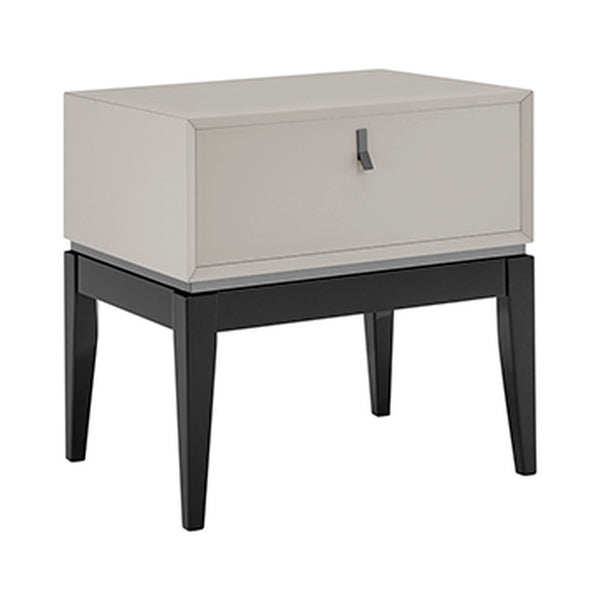 Pasadena 1 Drawer End Table - Flannel Grey