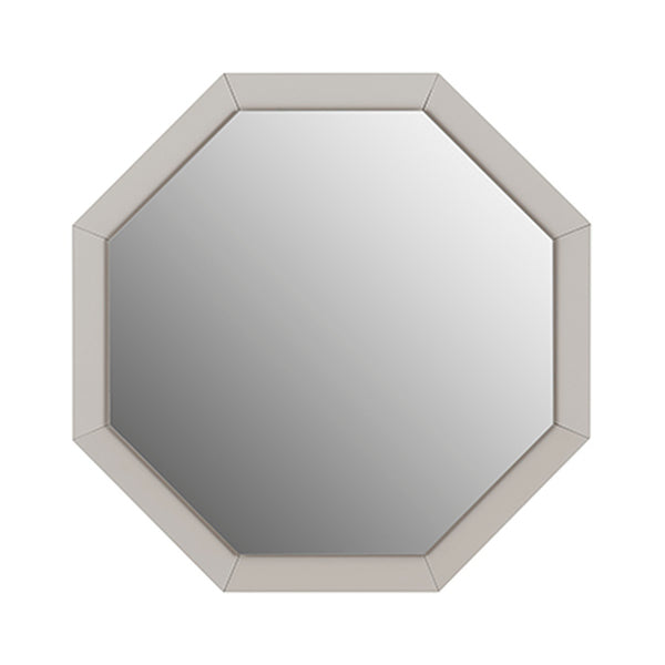 Pasadena LED Hexagon Mirror - Flannel Grey
