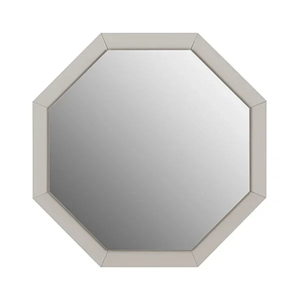 Pasadena LED Hexagon Mirror - Flannel Grey