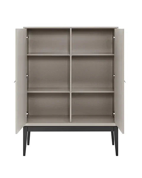 Pasadena 2 Door Drinks Cabinet - Flannel Grey