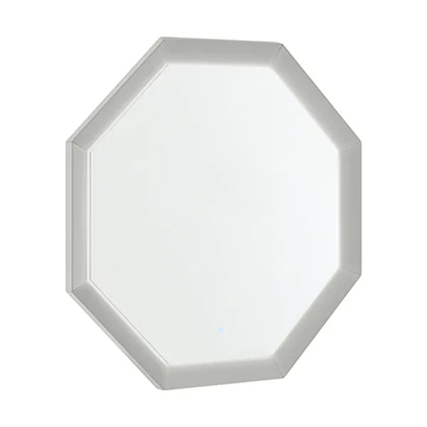 Pasadena LED Hexagon Mirror - Cool Grey